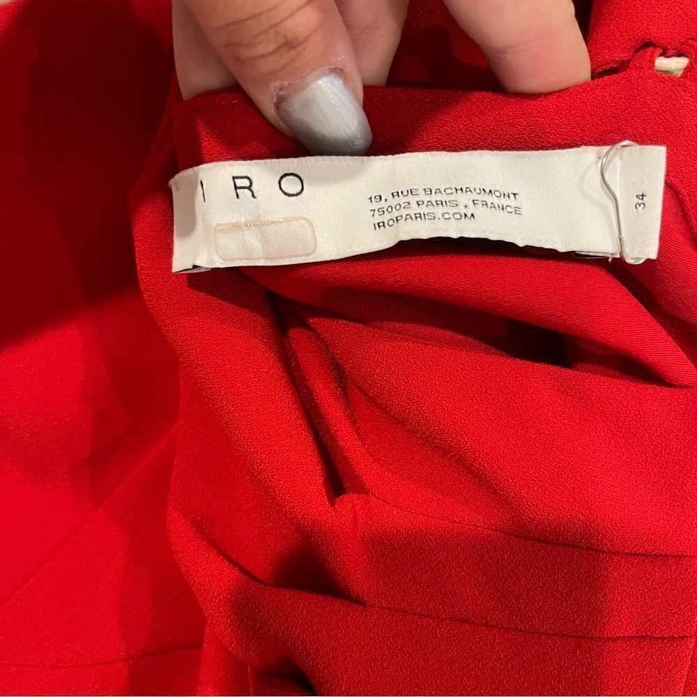 Iro Red Tonight Dress - Picture 10 of 11